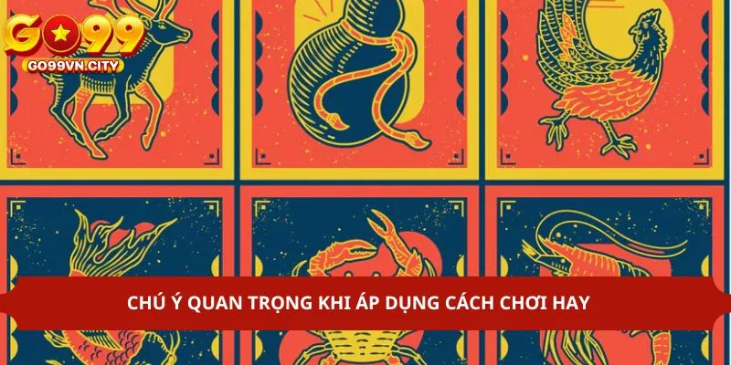 Những chú ý quan trọng